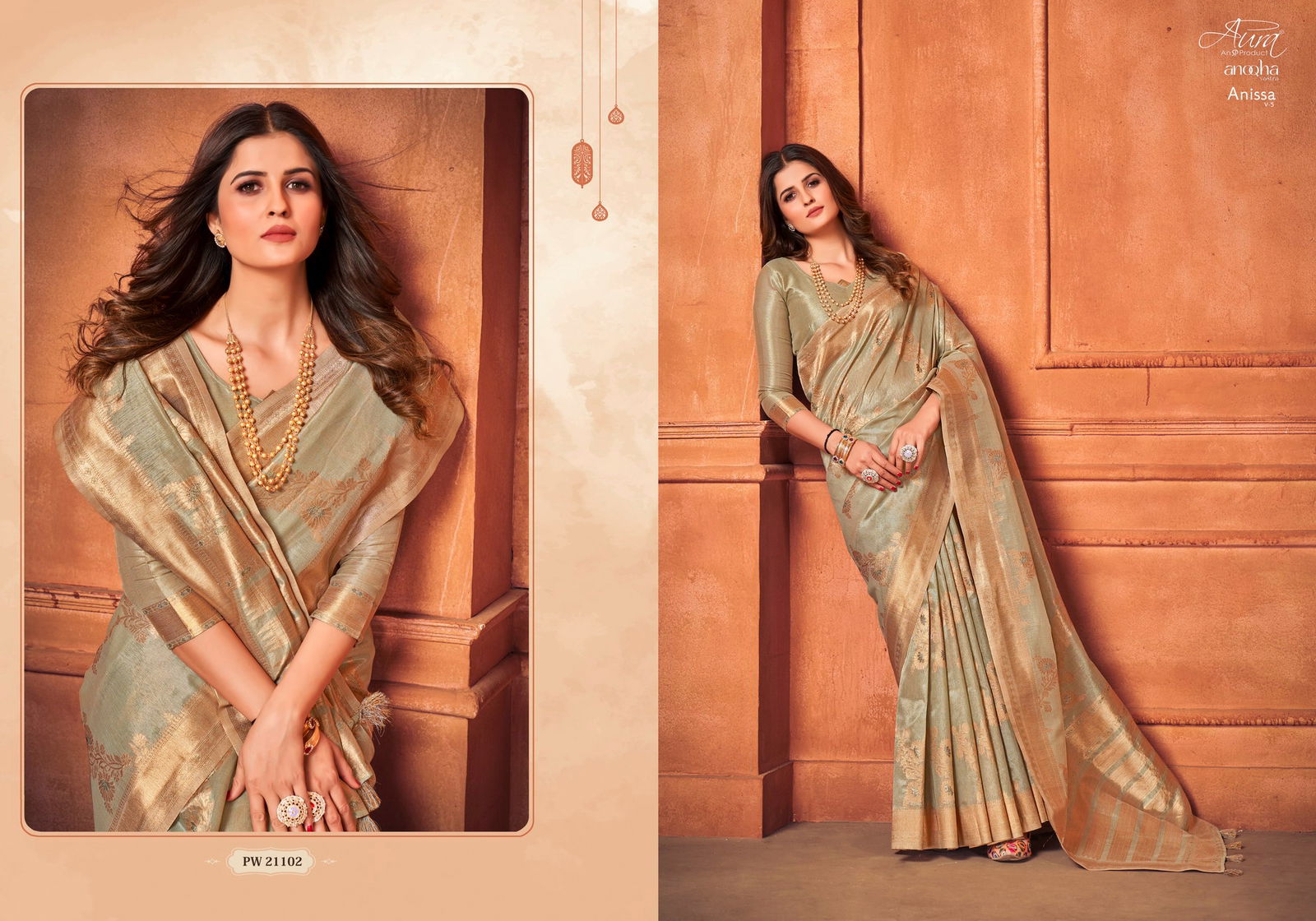 Aura Anoqha Vastra Fancy Festive Wear Wholesale Designer Sarees